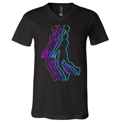 Basketball For Player Slam Dunk Teens V-Neck T-Shirt