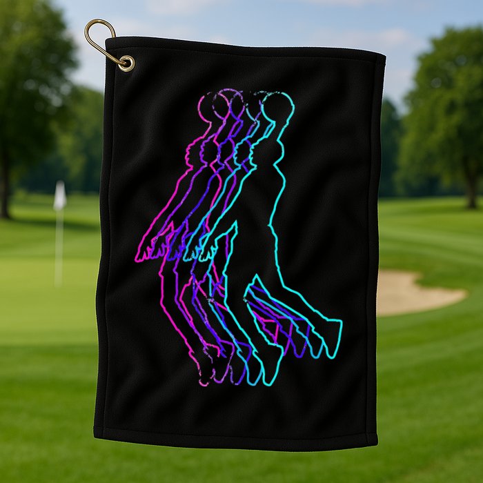 Basketball For Player Slam Dunk Teens Golf Towel