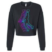 Basketball For Player Slam Dunk Teens Cropped Pullover Crew