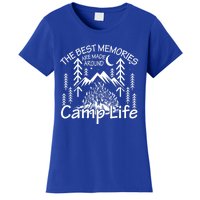 Bonfires Fire Pit Camping Best Memories Made Around Campfire Funny Gift Women's T-Shirt