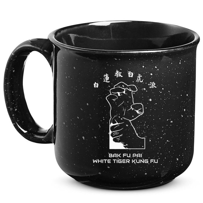 Bak Fu Pai the White Tiger Kung Fu  15oz Campfire Ceramic Mug