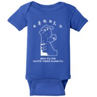 Bak Fu Pai the White Tiger Kung Fu  Baby Bodysuit