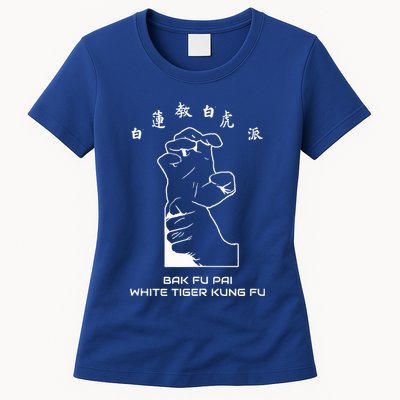 Bak Fu Pai the White Tiger Kung Fu  Womens T-Shirt