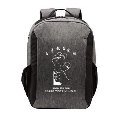 Bak Fu Pai the White Tiger Kung Fu  Vector Backpack