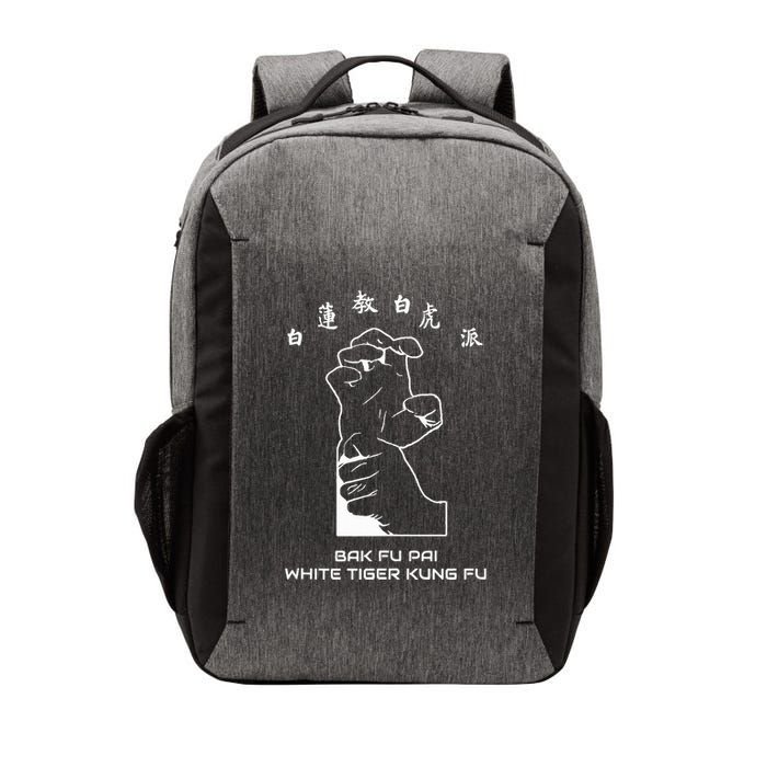 Bak Fu Pai the White Tiger Kung Fu  Vector Backpack