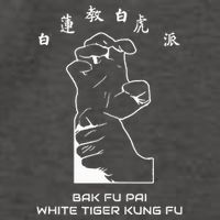 Bak Fu Pai the White Tiger Kung Fu  Vector Backpack