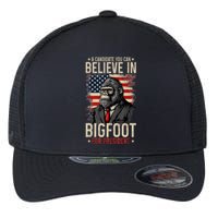 Bigfoot For President Election 2024 Funny Vote Sasquatch Usa Flexfit Unipanel Trucker Cap