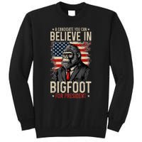 Bigfoot For President Election 2024 Funny Vote Sasquatch Usa Sweatshirt