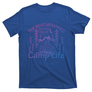 Bonfires Fire Pit Camping Best Memories Made Around Campfire Funny Gift T-Shirt