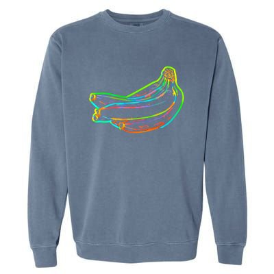 Banana Fruit Pop Art Gift Garment-Dyed Sweatshirt