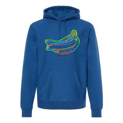 Banana Fruit Pop Art Gift Premium Hoodie