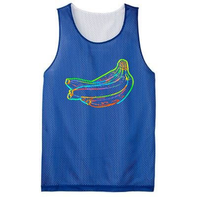 Banana Fruit Pop Art Gift Mesh Reversible Basketball Jersey Tank