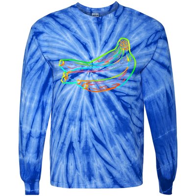 Banana Fruit Pop Art Gift Tie-Dye Long Sleeve Shirt