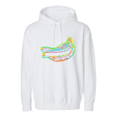 Banana Fruit Pop Art Gift Garment-Dyed Fleece Hoodie