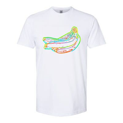 Banana Fruit Pop Art Gift Softstyle CVC T-Shirt