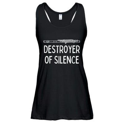 Best Flute Player Band Music Flautist Funny Flute Ladies Essential Flowy Tank