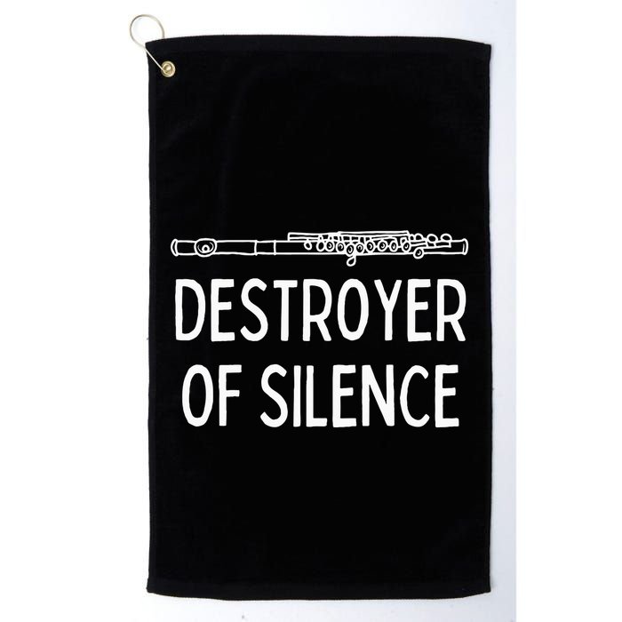 Best Flute Player Band Music Flautist Funny Flute Golf Towel