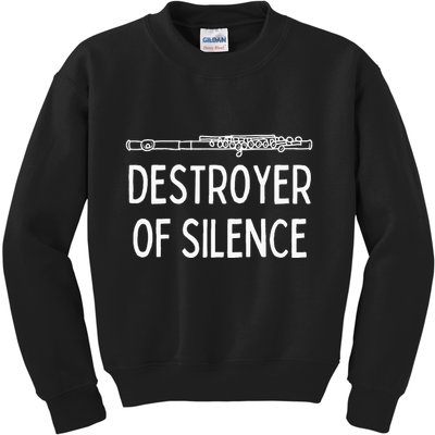 Best Flute Player Band Music Flautist Funny Flute Kids Sweatshirt