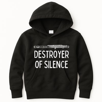 Best Flute Player Band Music Flautist Funny Flute Kids Hoodie