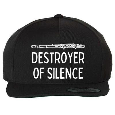 Best Flute Player Band Music Flautist Funny Flute Wool Snapback Cap