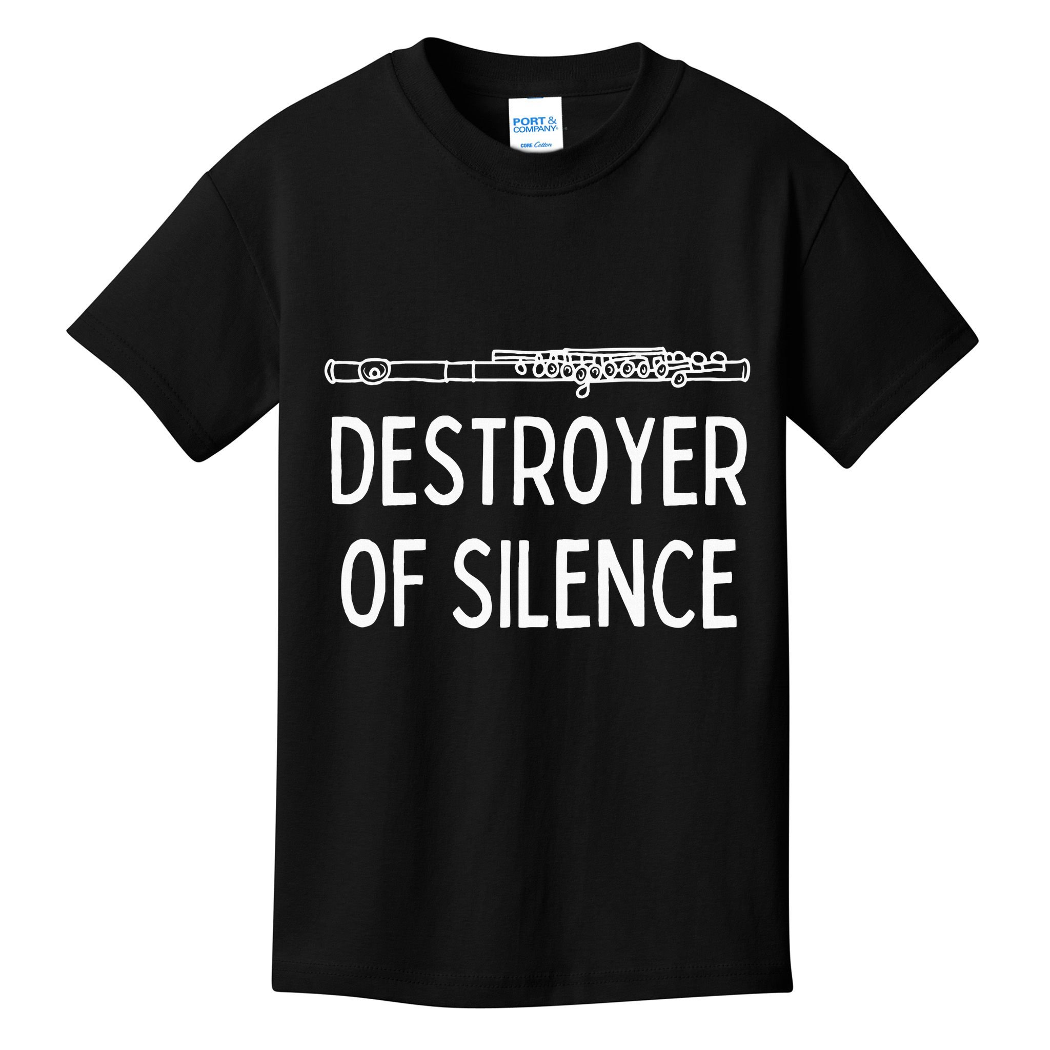 Best Flute Player Band Music Flautist Funny Flute Kids T-Shirt