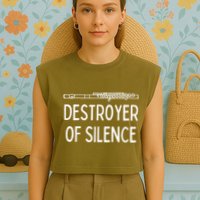 Best Flute Player Band Music Flautist Funny Flute Garment-Dyed Women's Muscle Tee