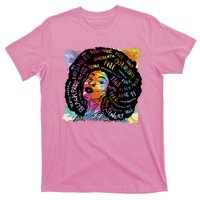 Black Female Pride Afro T-Shirt