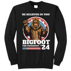 Bigfoot For President 2024 Sweatshirt