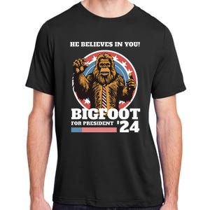 Bigfoot For President 2024 Adult ChromaSoft Performance T-Shirt