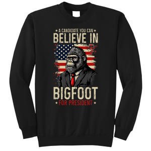 Bigfoot For President Election 2024 Funny Vote Sasquatch USA Sweatshirt