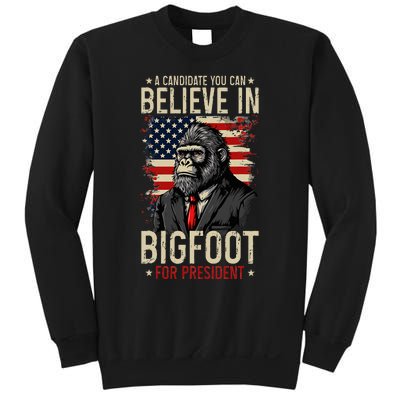 Bigfoot For President Election 2024 Funny Vote Sasquatch USA Sweatshirt