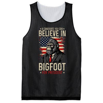 Bigfoot For President Election 2024 Funny Vote Sasquatch USA Mesh Reversible Basketball Jersey Tank