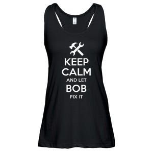 Bob Fix Quote Funny Birthday Personalized Name Gift Idea Ladies Essential Flowy Tank