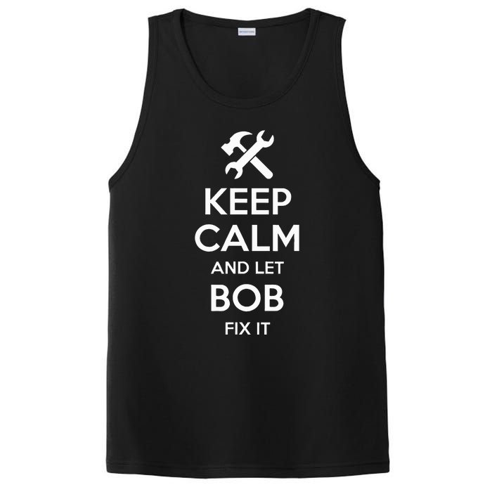 Bob Fix Quote Funny Birthday Personalized Name Gift Idea PosiCharge Competitor Tank