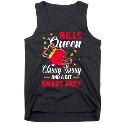 Buffalo Football Queen Classy Sassy And A Bit Smart Assy Tank Top