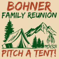 Bohner Family Reunion Pitch A Tent Drawstring Bag