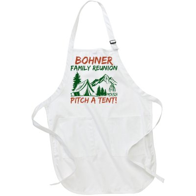 Bohner Family Reunion Pitch A Tent Full-Length Apron With Pockets