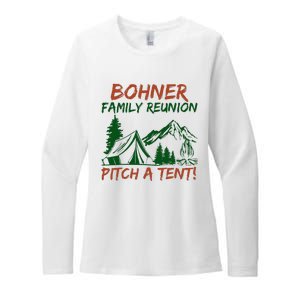 Bohner Family Reunion Pitch A Tent Womens CVC Long Sleeve Shirt