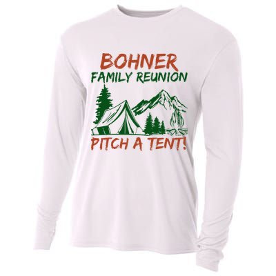 Bohner Family Reunion Pitch A Tent Cooling Performance Long Sleeve Crew