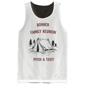 Bohner Family Reunion Pitch A Tent Mesh Reversible Basketball Jersey Tank