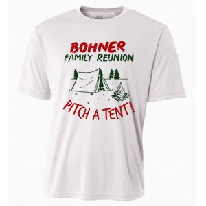 Bohner Family Reunion Pitch A Tent Cooling Performance Crew T-Shirt