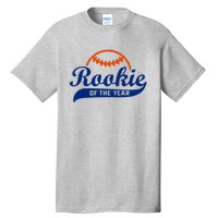 Baseball Funny Retro Rookie Of The Year Tall T-Shirt