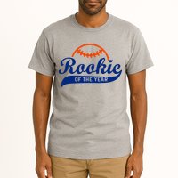 Baseball Funny Retro Rookie Of The Year Tall T-Shirt