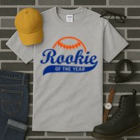Baseball Funny Retro Rookie Of The Year Tall T-Shirt