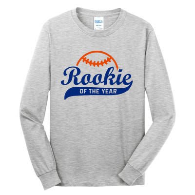 Baseball Funny Retro Rookie Of The Year Tall Long Sleeve T-Shirt