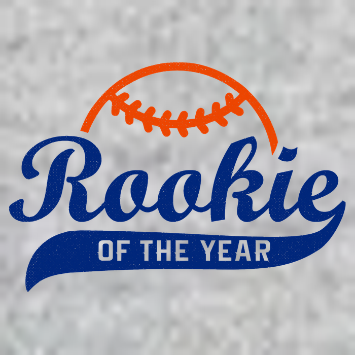 Baseball Funny Retro Rookie Of The Year Full Zip Hoodie