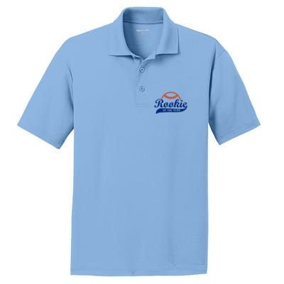 Baseball Funny Retro Rookie Of The Year PosiCharge RacerMesh Polo