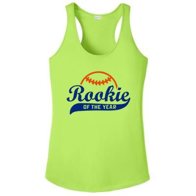 Baseball Funny Retro Rookie Of The Year Ladies PosiCharge Competitor Racerback Tank