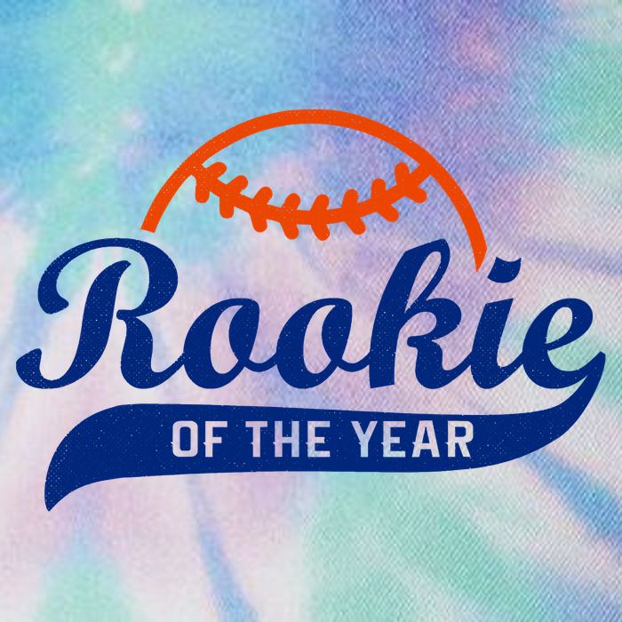 Baseball Funny Retro Rookie Of The Year Legacy Tie Dye Trucker Hat
