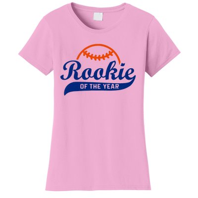 Baseball Funny Retro Rookie Of The Year Women's T-Shirt